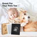 4-Pack Inkless Baby Hand and Footprint Kit - Mess Free Ink Pad for Newborn Keepsake, Dog Nose & Paw Print Kit, Clean Touch Ink Pad for Baby Hand & Footprints, First Mother's Day(Gold/Silver, L)