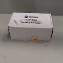 DC House Battery Charger 12V 10A, Smart Car Trickle Charger Fully Automatic Maintainer Desulfator for Lead-Acid & LiFePO4 Batteries Car Motorcycle Truck Lawn Mower