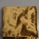 GIGIZAZA Gold Velvet Pillow Covers 16x16, Set of 2 Couch Throw Decorative Pillow Covers Soft Modern Living Room Square Cushion Fall Pillowcases