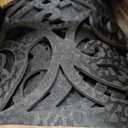 Rubber Stair Treads, Outdoor Stair Treads Non-Slip, Butterfly Designed Stair Tread Mats, Anti-Slip Step Mat - Set of 4 Include Stay-on-Kit, 30 x 10 Inches