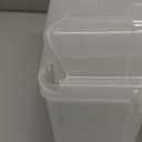 IRIS USA 5" x 7" Photo Storage Box Craft Keeper, Transparent Protection Container with 6 Organization Holder Cases for Pictures, Tasks, Scrapbooking, Stationery Storage, Clear