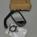 WITTKOP Bike Mirror | Large HD Field of Vision | 360 Rotatable & Foldable | Mounting Above & Below | Break-Proof & Durable | E-Bike Accessories, Bike Mirror Handlebar Mount, Bicycle Mirrors