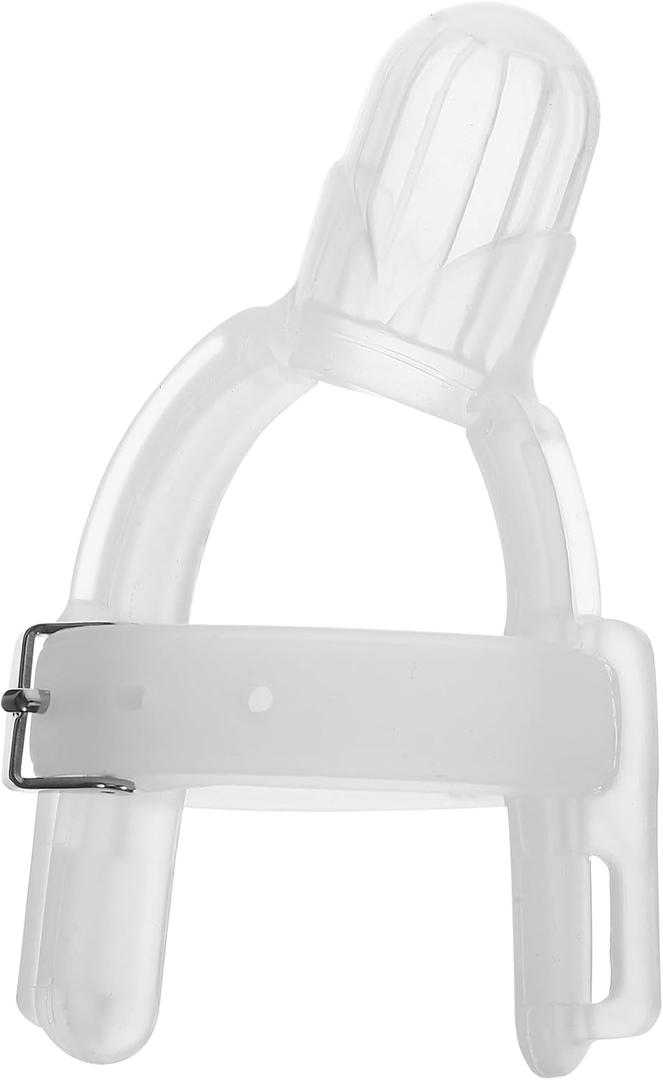 Baby Finger Protector Thumb Forefinger Cover for Kids Infant Babies, Transparent Silicone, Adjustable Wrist Band, Stop Thumb Sucking and Nail Biting Prevention, Ideal for Outdoor Use