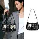 Y2k Purses for Women,Cute Purse of Y2k Accessories,Emo Purse Goth Punk Style Bag