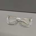 VISOONE Spring Hinge Cat Eye TR90 Blue Light Blocking Glasses with Anti Computer Glare for Women CALIDA (Clear)