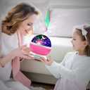 MOKOQI Star Projector Night Lights for Kids - Fun Gifts for 1-4-6-14 Year Old Girls Night Light Projector Rotating Star Sky Moon Light Projector for Kids Bedroom Decor -Pink
