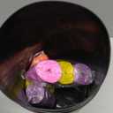 YGJT Small Trash Can, 3 Pack 1.8 Gallons Bathroom Trash Can, Slim Waste Basket, Round Garbage Can, Plastic Trash Bin for Kitchen, Dorm, Bedroom, Office, Living Room, Study, Compact Spaces(Black)