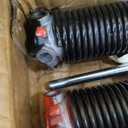 Garage Door Torsion Spring Set, Pair of 2" Electrophoresis Coated Garage Door Spring Replacement with 2 Non-Slip Winding Bars and Bearing, Minimum 16000 Cycles (.243x2x28")
