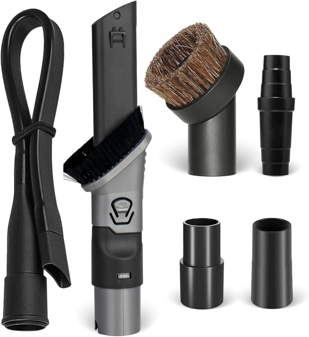 6PCS Vacuum Cleaner Attachments for Shark Rocket. 2-in-1 Crevice & Dusting Brush Combo. Includes flexible crevice tool and round bristle brush Compatible with Shark HV322,HV320, HV301,NV600, NV340