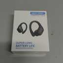 Wireless Earbuds, Sports Bluetooth Headphones, 80Hrs Playtime Ear Buds with LED Power Display, Noise Canceling Headset, IPX7 Waterproof Earphones for Workout/Running (Blue)