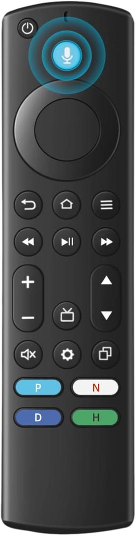 Replacement Voice TV Remote for AMZ Stick (HD, 4K, 4K Max, Lite), TV Cube and Omni, Insignia, Toshiba, Smart TVs
