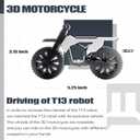 Assembly Completed T13 Action Figure Set,Dummy 13 3D Printed Toys,Titan 13 Action Figures,Premium Presents for Xmas,Birthdays,and Everyday Joy (Silvery)