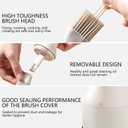 2 in 1 Oil Dispenser Bottle with Silicone Brush - 150ml/5.07oz Borosilicate Glass Basting Brush for BBQ, Grilling, Easy Kitchen & Outdoor Cooking