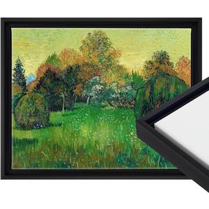 Cardinali Renewal Core Floater Frame, 6-Pack, Black, 11x14, For 3/4" Deep Canvas, Open Back Floating Canvas Frames, No Glass or Backing Floating Illusion Frame, Hardware Included
