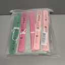 Pink and Green Party Decorations Happy Birthday Backdrop 44Pcs Kit Pink Green Balloons Paper Pom Poms Fringe Curtain Tassel Garland Girls Halloween Birthday Party Favors