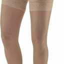 Ames Walker AW Style 48 Sheer Support 20-30 mmHg Firm Compression Open Toe Thigh High Stockings w/Top Band