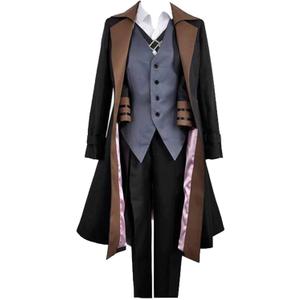 XCJLW Anime Uniform Halloween Cosplay Costume Outfit (XX-Large:Height(72.0-73.6in)) Black