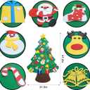 SOHAO 3.9Ft DIY Felt Christmas Tree for Toddlers with 30 Detachable Ornaments, Christmas Classroom Door & Wall Decoration, Xmas New Year Gift for Kids & Toddlers.