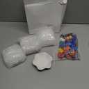 4 Set Paint Your Own Sunflower Bowl Keepsake DIY Ceramics to Paint Paintable Bowl Unpainted Bisque Painting for Adult Craft Projects