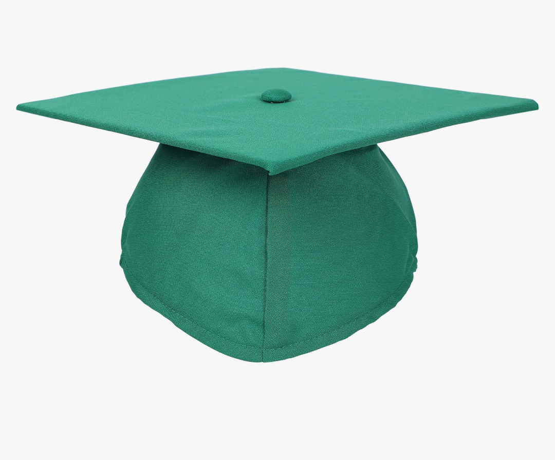 Unisex Adult Matte Graduation Cap with Tassel Year Charm 2025 Pack of 2