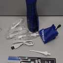 AquaSonic Water Flosser - Cordless Rechargeable Water Flossers for Teeth Cleaning - Waterproof Aqua Flosser, Portable Oral Irrigator for Dental Cleaning with 5 Jet Tips  Braces Home Travel (Sapphire Blue)