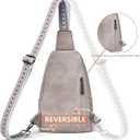 Sling Bag Crossbody Bags for Women Small Cross Body Bag Fanny Packs Chest Sling Purse for Daily Travel Leisure Sport