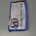 Baby Car Mirror, Safety Car Seat Mirror for Rear Facing Infant, Clear Wide View, 360Rotation, Easily Observe the Baby Move, Secure, Shatterproof, Crash Tested and Certified (Black)