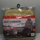 Motor Trend Seat Covers for Cars Trucks SUV, Faux Leather Beige Padded Seat Covers with Storage Pockets, Premium Interior Car Seat Cover, 2 x Front Seat Covers