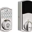 Kwikset 914 Traditional Keypad SmartCode Electronic Deadbolt Smart Lock featuring SmartKey Security and ZigBee 3.0 Technology in Satin Nickel, Large, 914TRL ZB 3.0 15