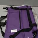 Stadium Seat for Bleachers with Back Support and Wide Padded Cushion Stadium Chair - Includes Shoulder Strap and Cup Holder (Purple)