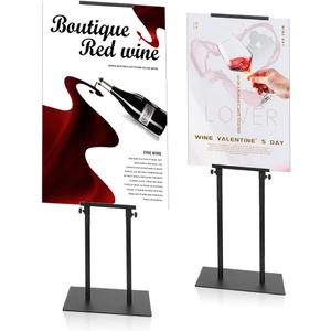 Poster Board Stand Holder with Non-Slip Mat Base, Adjustable Foam Board Stand Up to 77 inch, Double Side Poster Stands for Board & Foam Display (1 Pack 77inch)