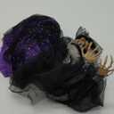 JOYIN 47 Animated Witch Halloween Decorations Outdoor Indoor, Scary Halloween Animatronics Decor, Hanging Ghost Talking Sound Activated Led Lights Eyes Haunted House Yard Garden Lawn