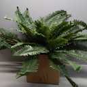 Nearly Natural 6774 22in. Large Boston Fern Hanging Basket,Green