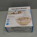 Hamilton Beach 6-Speed Electric Hand Mixer with Whisk, Traditional Beaters, Snap-On Storage Case, 250 Watts, White