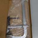 MAXPOWER 16 inch F Clamp, 5-1/2 inch Throat Depth, Removable Swivel Pad, Max Jaw Opening 16-inch Heavy Duty Clamps for Welding