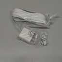 ALERTCAM Power Adapter for Spotlight Cam Plus/Pro (Battery), with 25Ft/7.5m Flat Weatherproof Outdoor Cable Continuously Power Your Camera - White