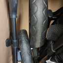 Wagon Stroller for 2 Kids, High Seat & 5 Point Harness, Foldable All-Terrain Wagon for Toddler with Canopy, Parent Organizer, Shoulder Bag, Adjustable Handlebar, Ultimate Double (Black, W2-M)