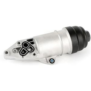 Aluminum Oil Filter Housing Assembly for Audi A4 Quattro A5 Quattro A6 Quattro A7 Quattro A8 Quattro Q5 Q7 S4 S5 SQ5 for Volkswagen Touareg 2005-2017 3.0L 3.2L V6 Replaces 06E115405A 06E115405C