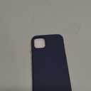 Miracase Designed for iPhone 11 Phone Case, with Screen Protector, Liquid Silicone Gel Rubber Full Body Drop Protection Shockproof Cover Phone Case for iPhone 11 6.1 inch, Navy Blue