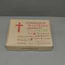 Quilted Vegan Leather Bible Cover, Color-Blocked Bible Cover Case for Women, Bible Carrying Case with Handle, Bible Study Supplies & Christian Gift for Women and Girls (White & Brown, TS/S)