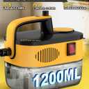 Heavy Duty Steam Cleaner for Home, Fast Heating & 1.2L Tank, 6-Level Adjustable Pressurized Portable Steamer for Cleaning with 11 Accessories for Grout, Tile, Floor, Car and More(Yellow)