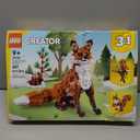 LEGO Creator 3 in 1 Forest Animals Red Fox Toys - Building Toys for Kids, Boys & Girls, Ages 9+ - W/ 3 Building Options into Fox, Owl, or Squirrel - Gift for Birthdays - 31154