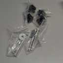 Upgraded Truck Tool Box Mounting Kit Comes With Fastening Nuts - Aluminum Pickup Truck Bed Toolbox Mounting Kit - Universal Black Truck Tool Box Tie Downs Accessories - J-Hooks Crossover Fixed Kit