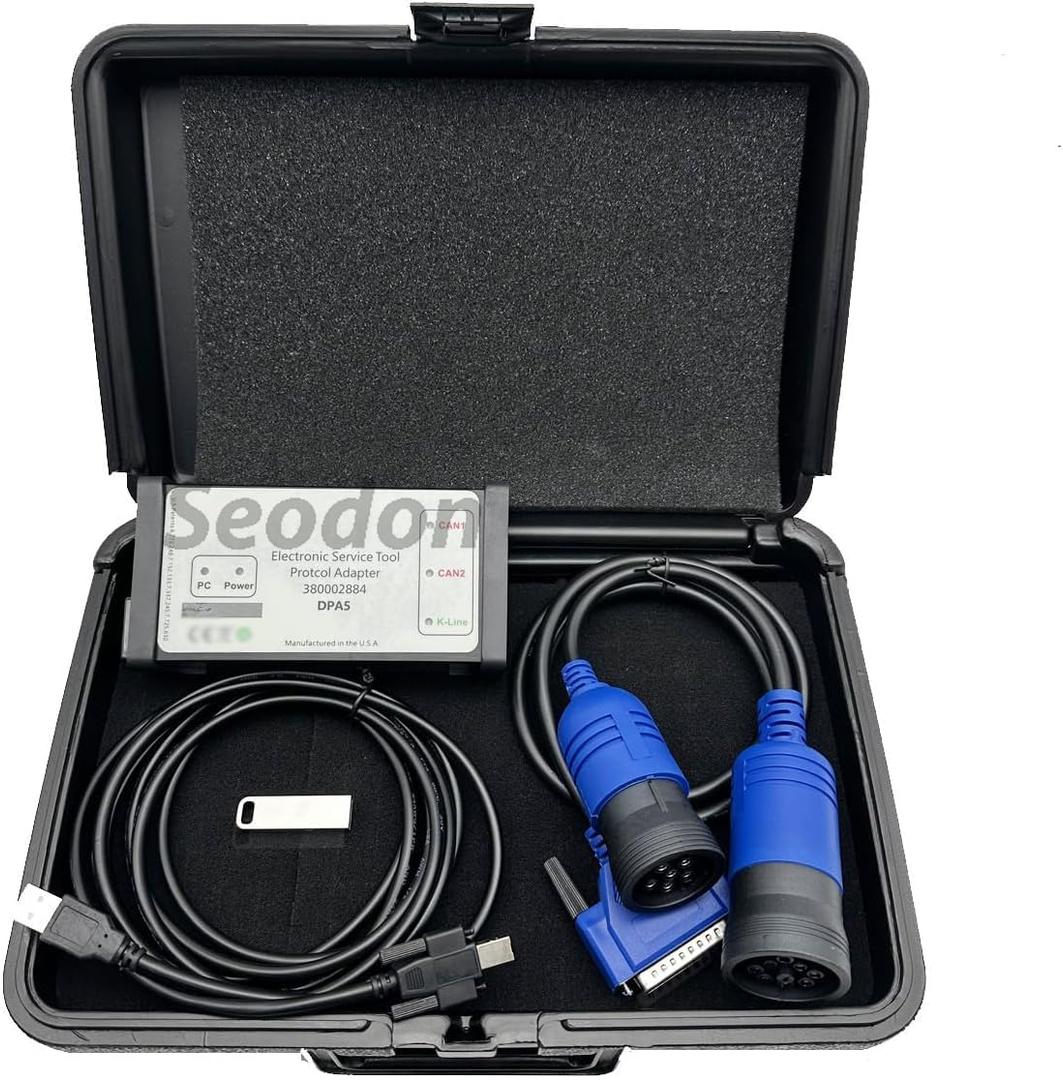 DPA5 EST V8.6 V9.5 V9.8 Diagnostic Tool Kit for Holland Electronic Service Tools 380002884 Dearborn Protocol Adapter 5 (DPA-5)