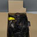 Brightever Outdoor String Lights, 25FT Patio Lights with 13 ST38 LED Edison Bulbs (1 Spare), Waterproof Connectable String Lights for Outside, Dimmable Hanging Light for Backyard Porch Decor, Black (25FT-Warm White)