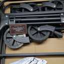 PASAMIC Collapsible Wagon 220 lbs, Heavy Duty Wagon Carts Foldable, Portable Wagons for Groceries, Beach Cart with All-Terrain Wheels & Drink Holders, Utility Wagon for Shopping, Sports, Camping,Black