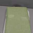 DULLEMELO Extra Large Storage Baskets, 17"x12"x15" Fabric Storage Bins for Organizing Shelves Nursery Toys Books, Collapsible Storage Baskets Rectangular Canvas Bins with Handles, White&Green, 2-Pack