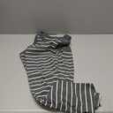 Acelitt Gray Stripe Halter Knit Bodycon Mini Dresses for Women Summer Sexy Club Party Short Dress Beach Vacation Outfits XXLarge