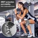 DR. BRACE ELITE Knee Brace with Side Stabilizers & Patella Gel Pads for Maximum Knee Pain Support and fast recovery for men and women-Please Check How To Size Video (Moon, Medium)