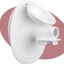 Momcozy Original Replacement Accessories for Upgraded Mobile Flow | Upgraded M9,Original Upgraded M9 Breastfeeding Parts,24mm Flange,1 Pack (White)
